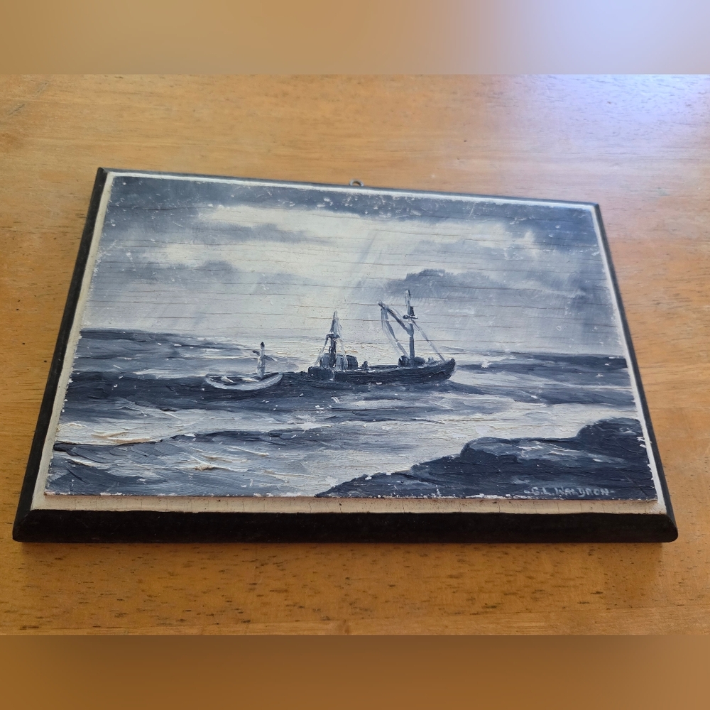 Vintage C.L. WULRICH" Sea Picture